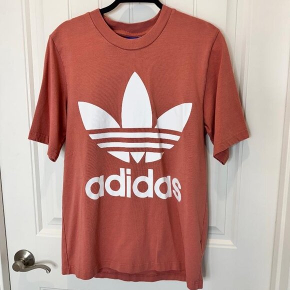 ADIDAS Burnt Orange Tee, Size S - Picture 1 of 3